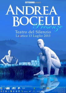 Cartaz do Teatro del Silenzio 2013