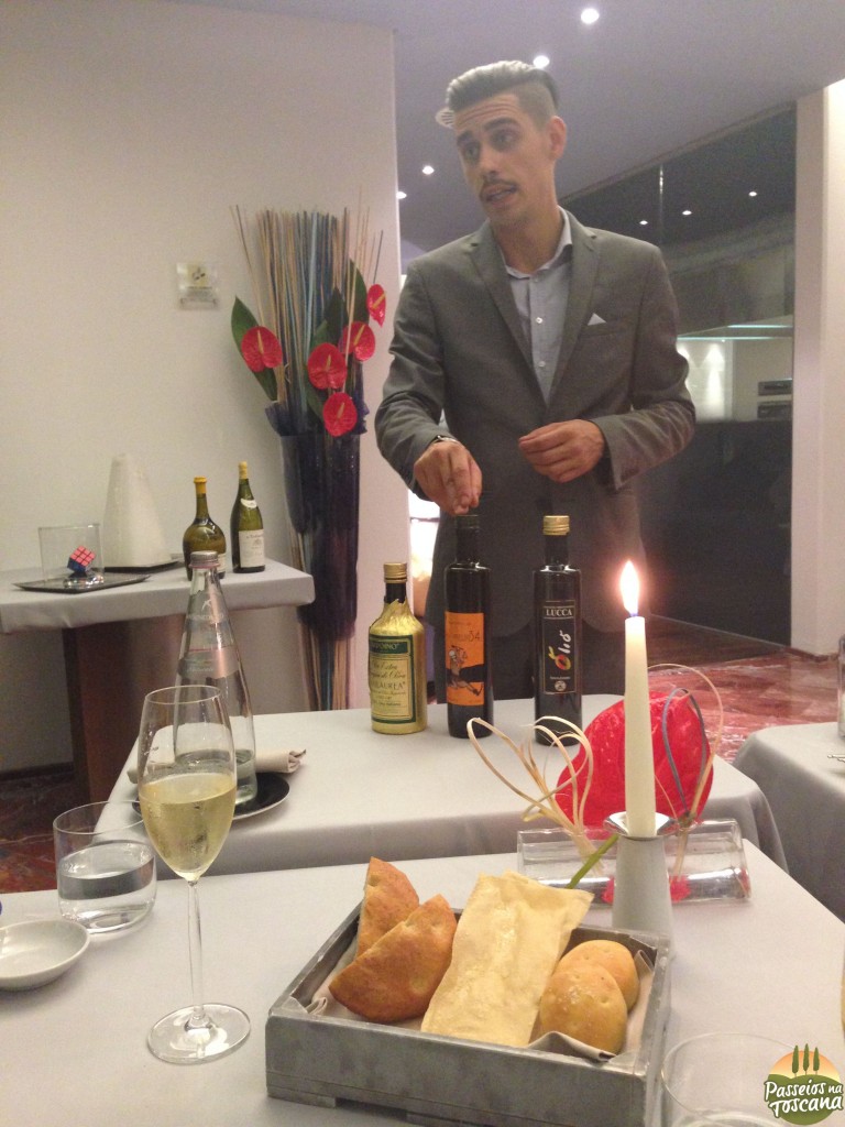 o maitrê explica os tipos de azeite