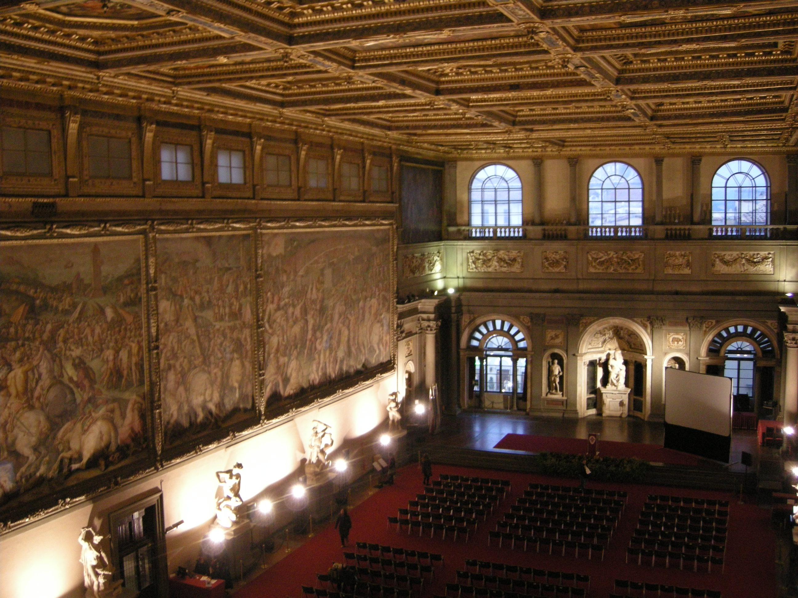 interno salone del cinquecento