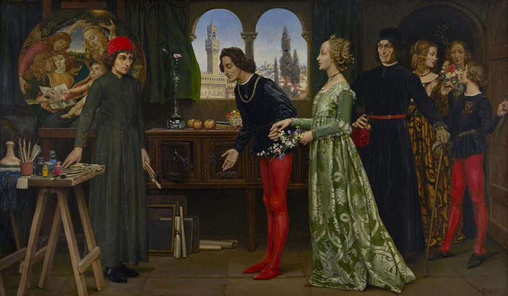 Eleanor Fortescue-Brickdale - Botticelli's Studio