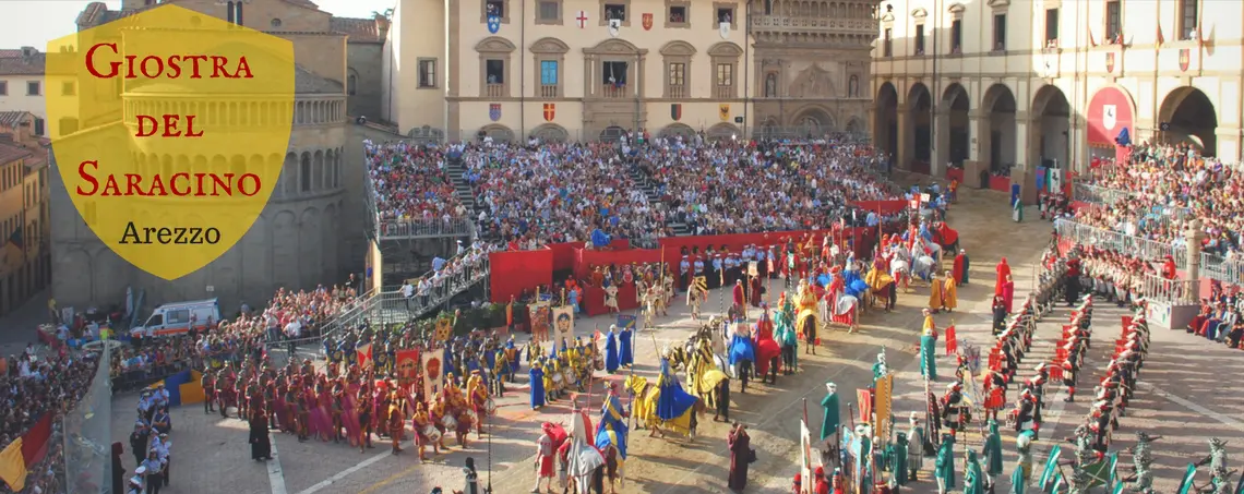 Giostra del Saracino de Arezzo uma das festas medievais mais