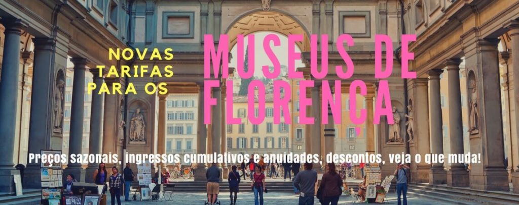 Mudança nos ingressos dos Museus de Florença: Uffizi, Pitti e Duomo