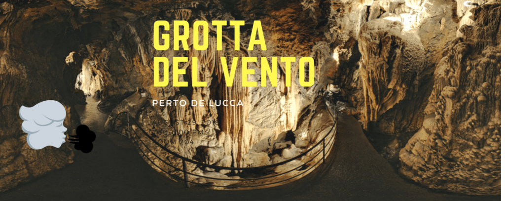 Gruta na Toscana: Grotta del vento perto de Lucca