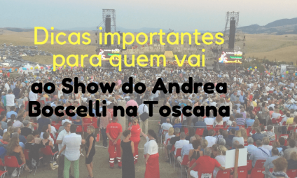 Dicas importantes para quem vai ao Show do Bocelli, Teatro del Silenzio Dicas importantes para quem vai ao Show do Bocelli, Teatro del Silenzio