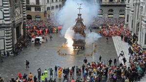 Domingo de Páscoa em Florença – Scoppio del Carro